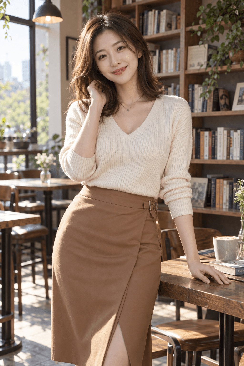 知夏，温柔知性成年女性角色